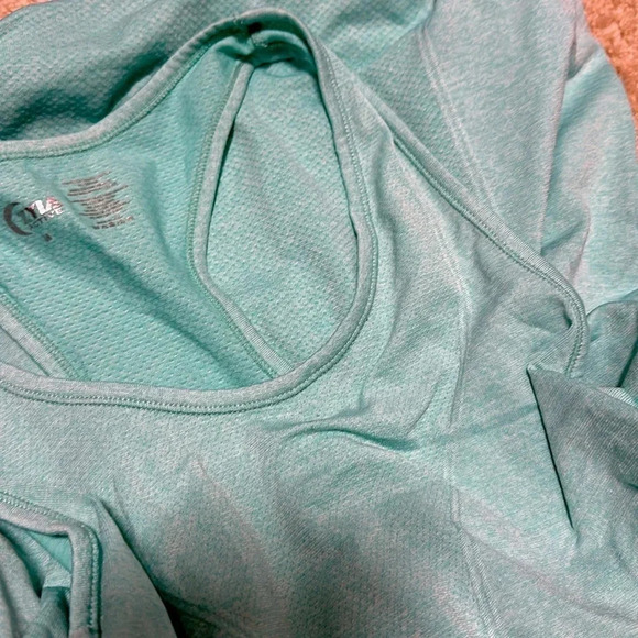 Zyia Tops | Zyia Active Turquoise Copper Charged Tank Top Racerback medium - Picture 4 of 4